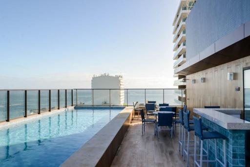 Smart Farol Da Barra - Vista Mar Com Varanda Arejada Apartment Salvador Exterior foto